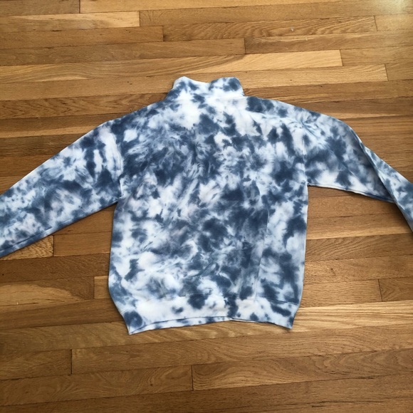 Tie Dye Sweatsuit | Indigo Quarter Zip - Picture 3 of 8